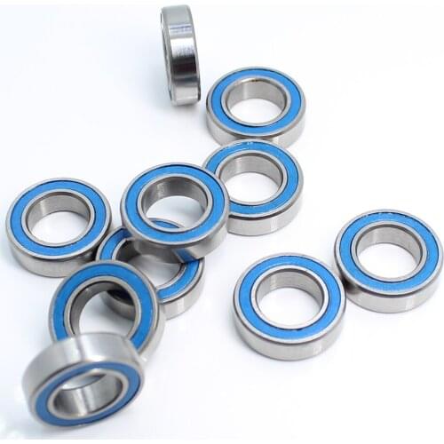 MR148RS Bearing ABEC-3 (10PCS) 8X14X4 mm Miniature MR148 - 2RS RU Ball Bearings Blue Sealed For Axial SCX10 II