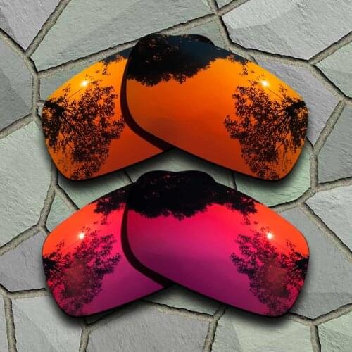 Red Orange&Violet Red Sunglasses Polarized Replacement Lenses for Oakley Crankshaft