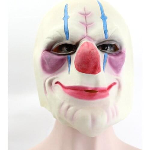 Horror Joker Scary Mask Cosplay Chapter Clown Masks Helmet Halloween Party Costume Mask Prop Masquerade Anime Mask