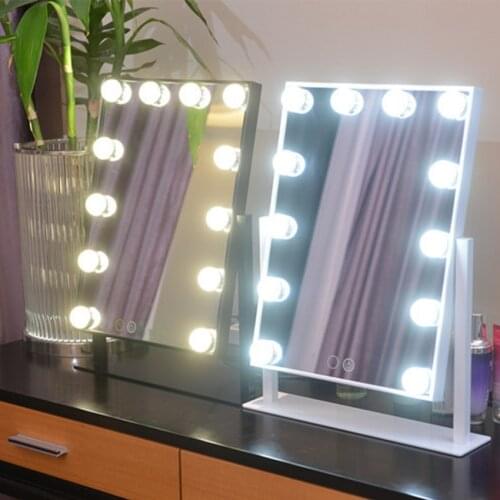Mirror included, Makeup Mirror light With 12 15 LED Bulbs Light, Touch Screen Beauty Cosmetic Adjustable vanity desk lights