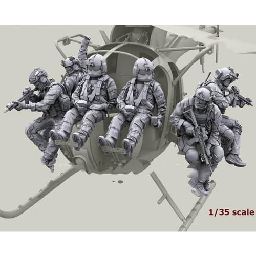 1/35 Resin Model Building Kit Figure 9 Soldiers
