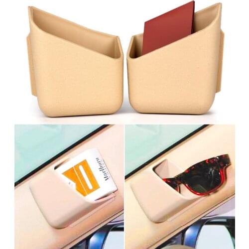 1 Pair Car Pocket Holder for Cigarette Cellphone Glasses Auto Pillar Box Truck Storage Bag Car Accessories Car-styling