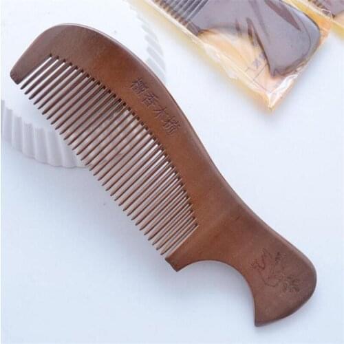 20pcs Natural Sandalwood Combs cepillo de pelo hairbrush Wide Tooth No-static Massage Hair Brush Health Wooden Comb massager