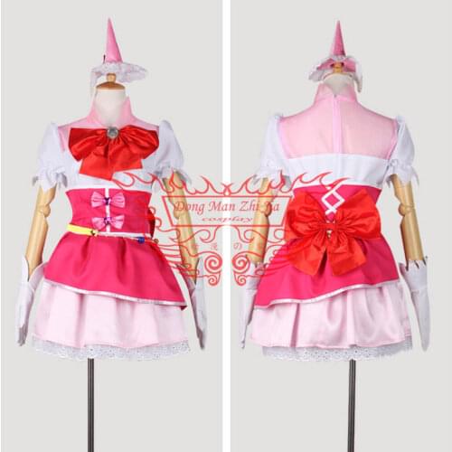2016 Maho Girls PreCure! Mirai Asahina Cure Miracle Cosplay Costume