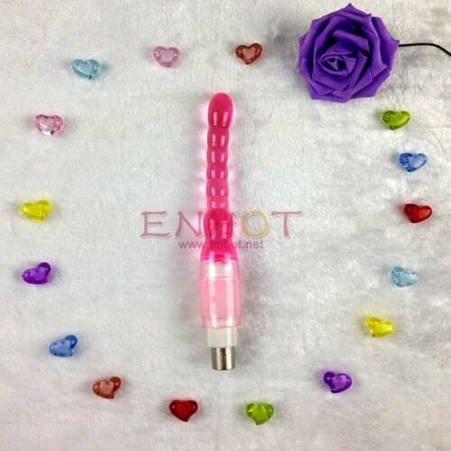 2016 pinky Super cool feeling anal calabash Sex machine attachment sex toy simulation dildo for love machine ENHOT-C-16-009-pink