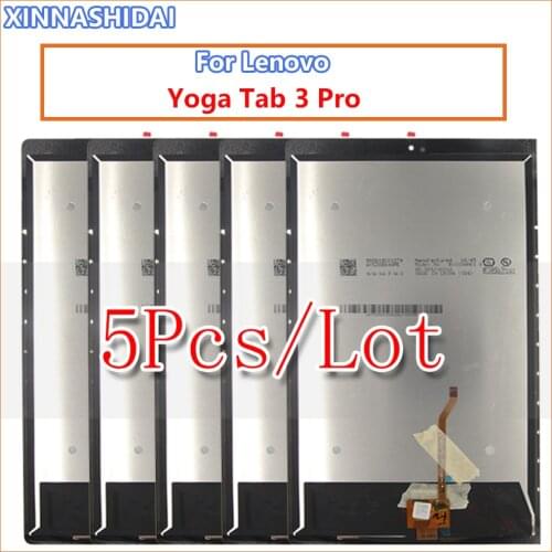 5PCS For Lenovo Yoga Tab 3 Pro 10.1 YT3-X90L YT3-X90F YT3-X90X Display Touch Screen Digitizer Sensors Assembly Panel Replacement