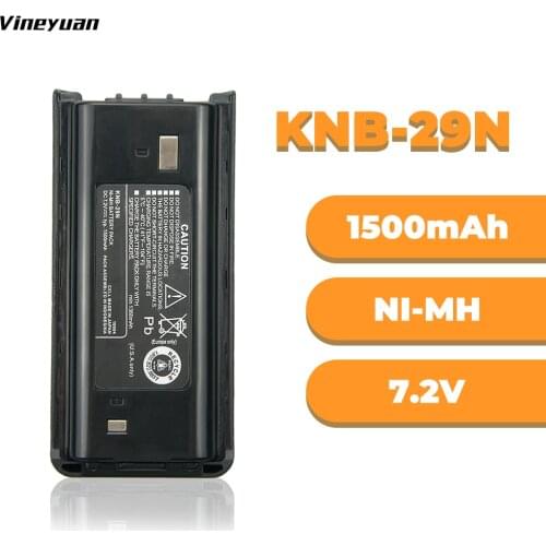 7.2V 1500mAh Ni-MH Battery for Kenwood KNB-29N ProTalk TK2200 TK3200 TK-2217 TK-3207 TK-2217 Radio