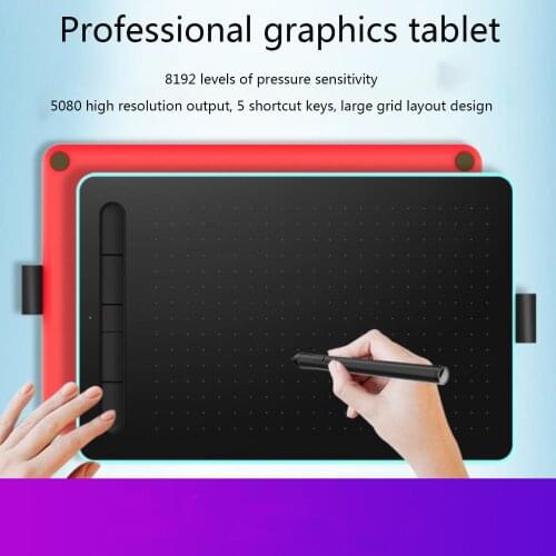 8.5x5.3 inch Profession Graphics Tablet 8192 Levels Digital Drawing Tablet Support Phone PC Laptop