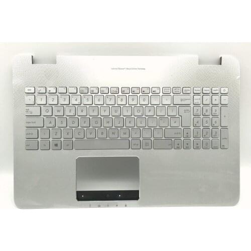 UK keyboard for Asus G58VW G58JM G58JW G58JX G58ZU Top case silver palmrest