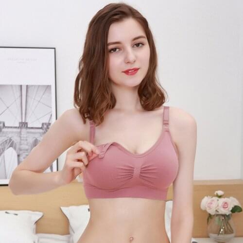 Maternity Bras Wirefree Nursing Bra Panties Set Pregnancy Clothes Prevent Sagging Breastfeeding Womens Breathable Lactancia Bra