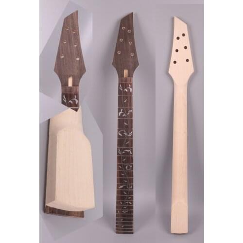 Electric guitar neck 22 fret 25.5 inch solid wood Fretboard tree inlaid Rosewood Fretboard Bolt On Canada Maple