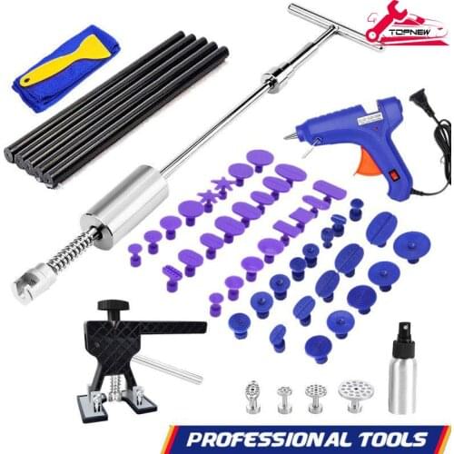 Auto Paintless Dent Repair Kits Car Dent Puller with Black Dent Lift Kit Dent Remover Tools for All Kinds of Car Body Dents