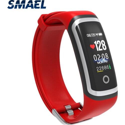 New SMAEL Blood Pressure Heart Rate Monitor Smart Watch Men Woman Children Fitness Tracker Sport Watch for IOS Android Bluetooth