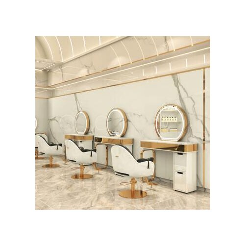 Hair salon dedicated barbershop mirror web celebrity with light single and double hair salon mirror ironing, dyeing, hair cuttin