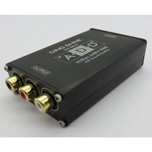 Support 24bit 96k and RCA analog coaxial output amplifier D3-Mini WM8741 + USB VT1729A DAC decoder with NE5532 LPF TL072 Op amp