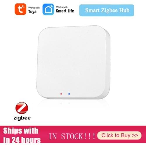 Gateway Tuya Zigbee 3.0 Bridge Smart Home Zigbee Gateway Hub Remote Control Devices Smart Life APP Works With Alexa Google Home