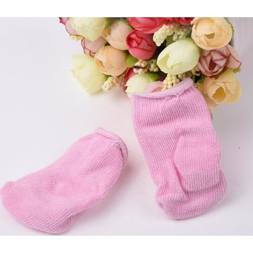 1 Pair Cute Cotton Ankle Socks For 18 Inch White Baby Ankle Non-slip Socks Accessories G5R1