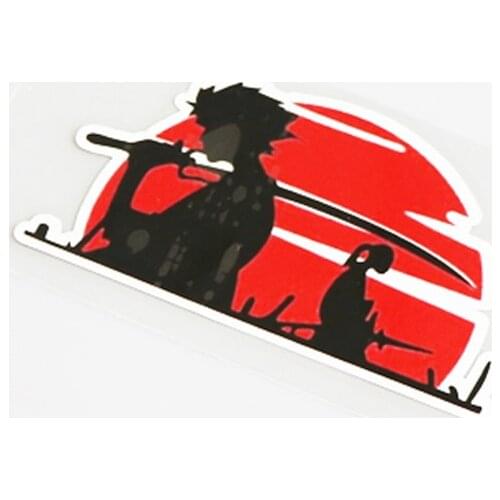 Fashion JDM Warrior Graphical Car Sticker Automobiles Motorcycles Exterior Accessories PVC Decals for Toyota Honda Vw 10*5cm