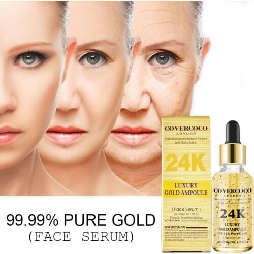 24k gold face serum ordinary serum facial anti wrinkle for face serum Skin care moisturizing brightening Korean cosmetics