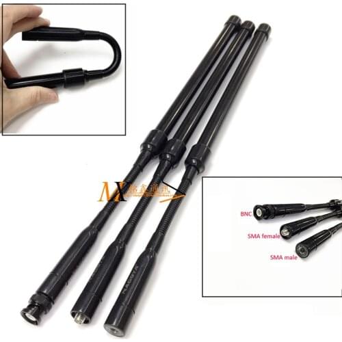 CS Tactical Antenna SMA female dual band VHF UHF 144/430Mhz antenna for Baofeng UV-5R UV-82 SMA male BNC male Handheld antenna