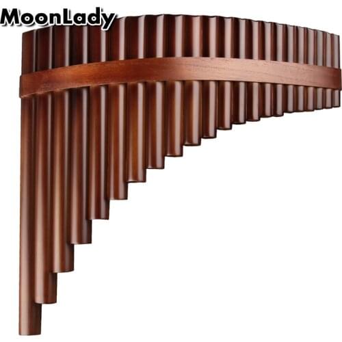 Chinese Traditional Musical Instrument 22 Pipes Pan Flute G Key High Quality Pan Pipes Woodwind Instrument Bamboo Pan flute