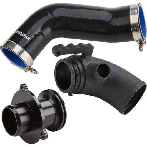 Turbo Intake Silicone Hose Inlet Elbow Turbo Muffler Delete For VW Golf MK7 GTI R Audi 2015+ V8 MK3 A3 S3 TT