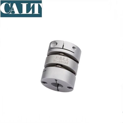 High Strength Aluminum Alloy Double Disk Coupling Servo Motor Shaft Coupler Dia 26 32 34mm Length 30 41 38mm Bore Customize GL