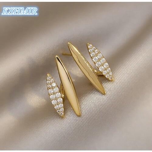 Kshmir Cold wind studs lady earrings 2021 new fashion earrings simple web celebrity temperament earrings