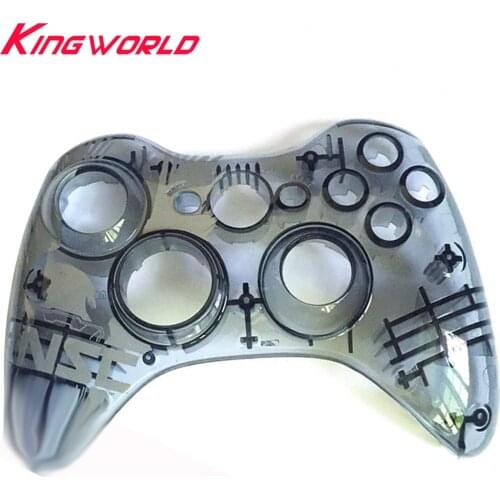 10 pcs Replacement Part Housing Front Shell Halo Top Cover Case Faceplate For Xbox 360 Controller Gamepad