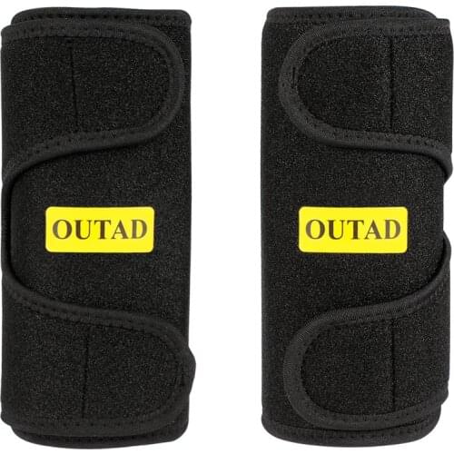 Sport OUTAD Premium Flexible Trimmers Latex-free Neoprene Superior Heat Insulation Soft Touching Black 2PCS