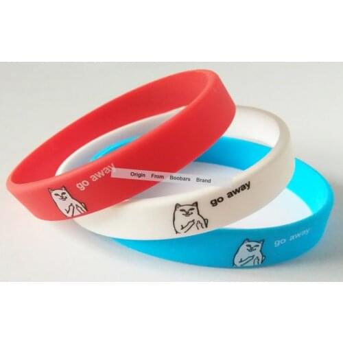 500pcs/lot Design Custom Silicone wristband Ring wtih 1 colorfill or printing cheap popular funs silicone bands