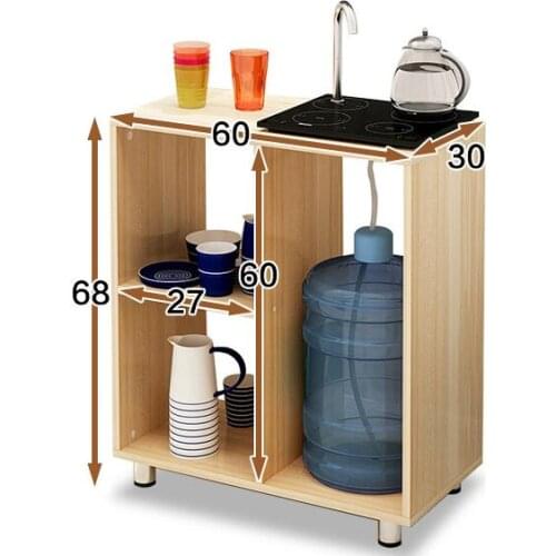 60*30*68CM Living Room Coffee Table Sofa Side Tea Table Bedside Storage Corner Table Kitchen Side Cabinet