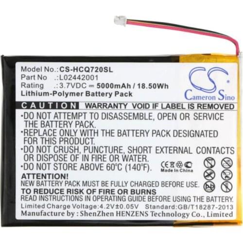 Cameron Sino 5000mAh battery for HP CQ720A eStation Zeen Photosmart C510 L02442001