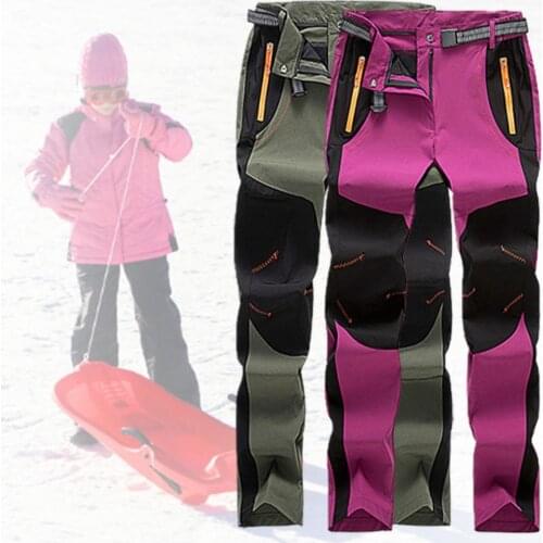 Tactical Military Cargo Pants Women Knee Pad SWAT Army Airsoft Waterproof Quick Dry Pants Outdoor Hiking Climbing Plush Trousers