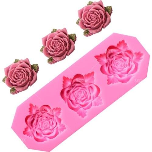 Food-Grade Flower Chocolate Cake Baking Molds,Moule Silicone,Cake Decorating Tools Pastry Tools Kitchen Accessories SQ15111