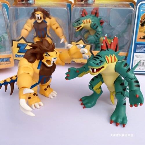 Invizimals Icelion Tigershark Resonant Mega Figure Monster Animals Model Anime Figures Favorites Collect Ornaments