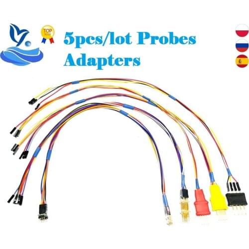 Probes Adapters For in-circuit ECU Work with iProg+ Programmer/Xprog SOP8/DIP8/3.0mm/2.54mm/3.0mm