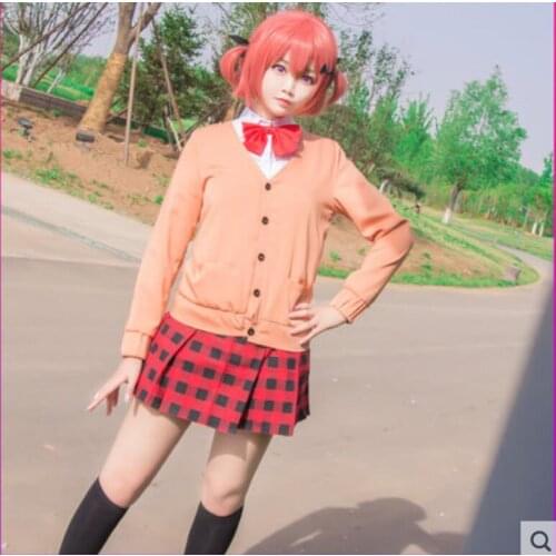 Gabriel DropOut Anime COSPLAY Kurumizawa Satanichia McDowell COS Halloween Party Cosplay daily clothing Three-piece