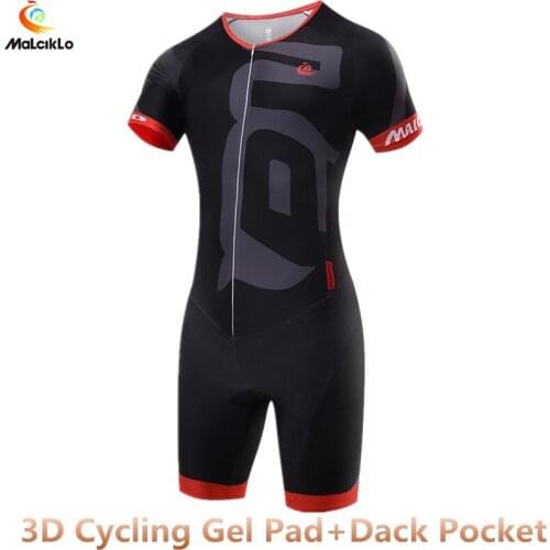 Malciklo Black Cycling Jersey 2018 Summer Thin Fabric Triathlon Suit Cycling Clothing Maillot Ropa Ciclismo Men Bike Sports