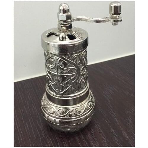 Authentic Copper Grinder 1 PCS Turkish Coffee Mill Salt Pepper Mill Spice Salt Coffee Grinder Pepper Grinder Made in Turkey Gift