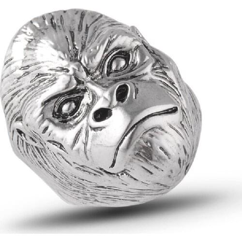Hot Movie Rings For Men Gorilla Shape Creative Design Bague Homme Vintage Punk Rings Retro Domineering Ring Anillos mujer anel