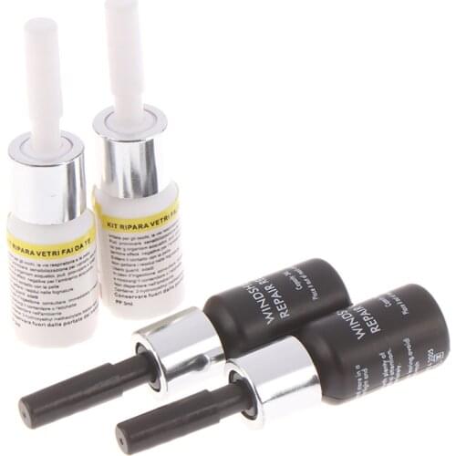 2pcs Windshield Repair Kit Car Windshield Repair Resin Kit DIY Auto Glass Crack Restore Tool Car Window Curing Glue
