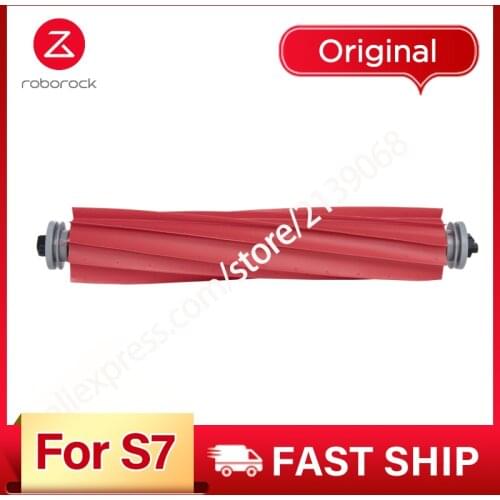 Original Roborock S7 Main Brush, Detachable Roll Silicon Brush Replacement Spare Parts, Soft Silicon Rolling Brush Rubber Spare