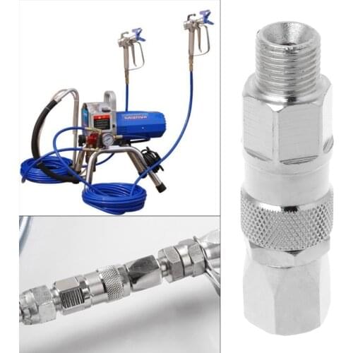 1/4" Stainless Stell Airless Spray Gun Hose Swivel Joint For Paint Guns Sprayers