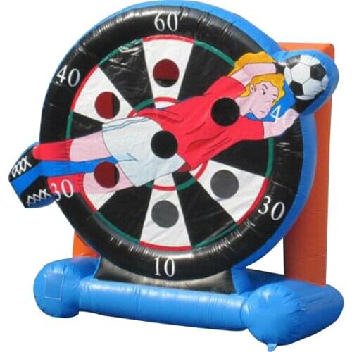 Customized Giant Inflatable New Design Football Soccer Goal Darts Inflables Outdoor Sports Game for Adult Kids Party Toys