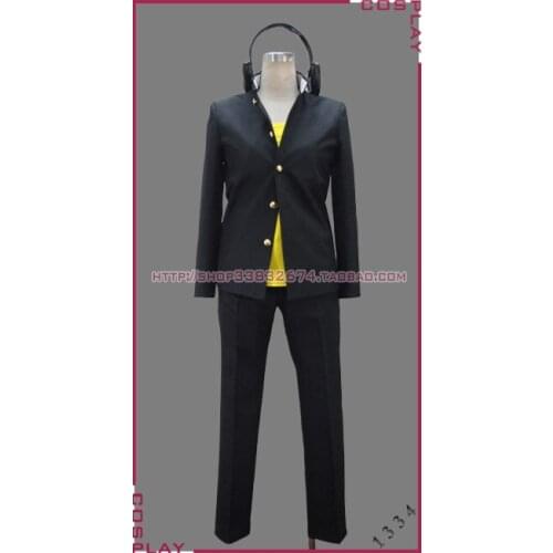 Problem Children are Coming from Another World, aren't they? Izayoi Sakamaki Black Uniform Suit Cosplay Costume S002