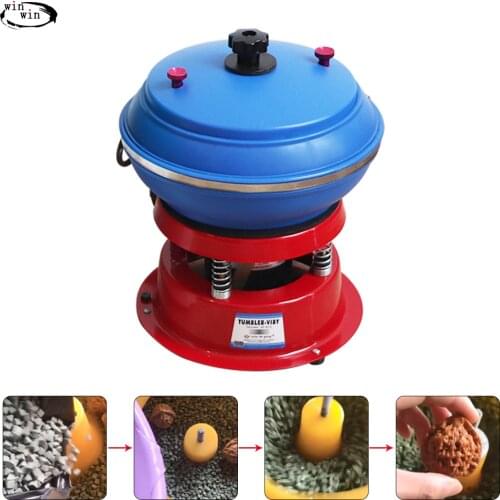 Berkem Miniature vibration polishing grinding polisher machine 220V/110V flacker Remove metal burrs Cleaning metal surface stain