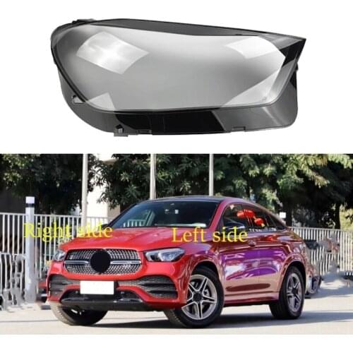 Car Front Headlight Lens Shell Cover Replacement for Mercedes-Benz GLE 2020 2021