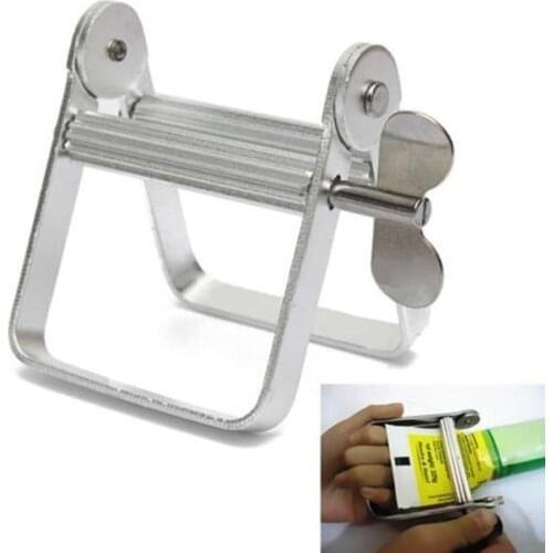 Silver Aluminum Alloy Squeezer Toothpaste Squeezers Convenient For People Household Merchandies Bathroom Products