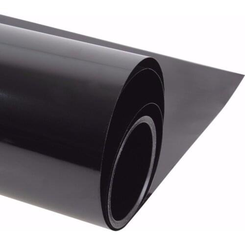 SUNICE 1.52X30M 15% Visible Light Transmission Black Window Tint Car Solar Film Automotive Residential Glass Black Blackout Film